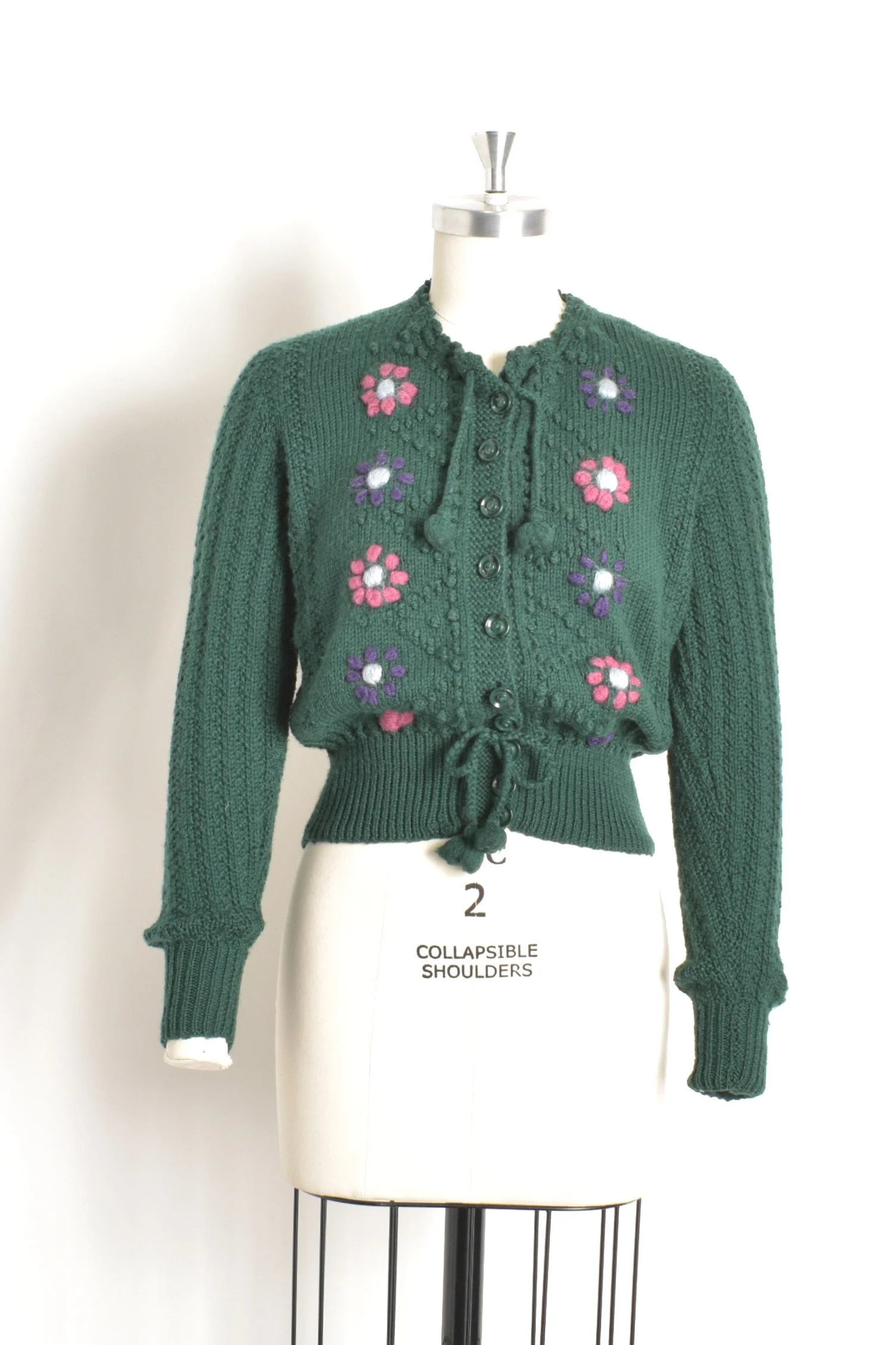 1960s Pink Mohair Cardigan–Medium — La Poubelle Vintage